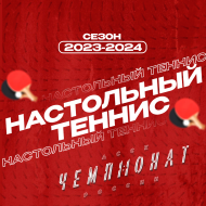 Чемпионат АССК России|ООВО  Сезон 2023-2024 по настольному теннису среди мужчин