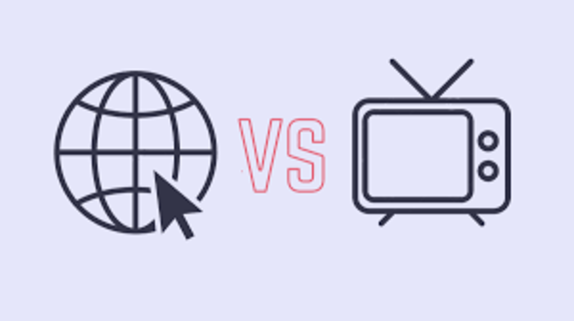 Телевизор сеть 1. Интернет против телевидения. Интернет vs Телевидение. Телевизор против интернета. СМИ Телевидение интернет.