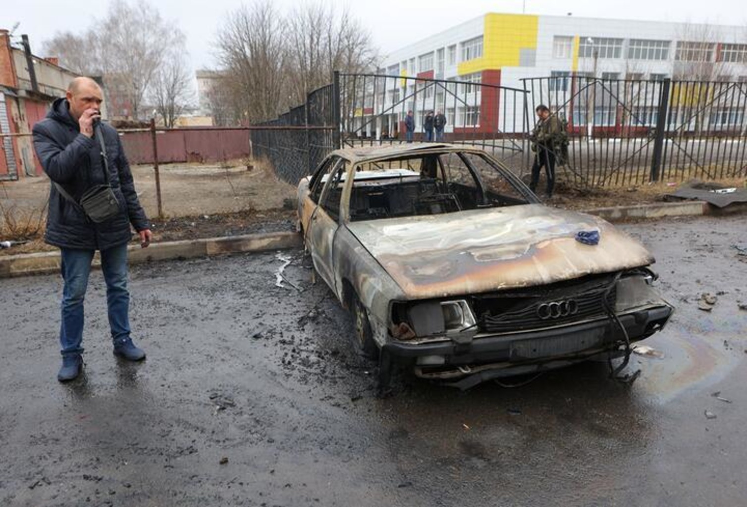 Последствия обстрела Белгорода. 2024 год, РФ. Фото: Reuters