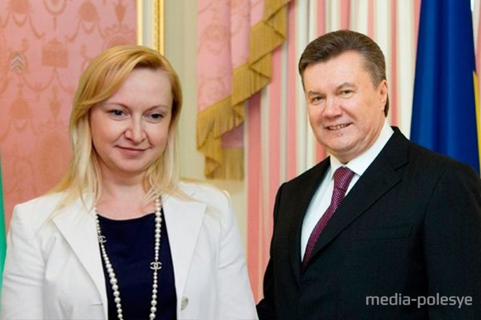 Янукович с Полежай. Фото из официальных источников