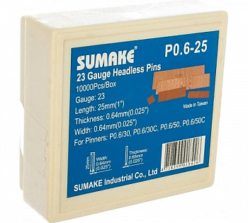 Шпильки Sumake P0.6-25 10000 шт.