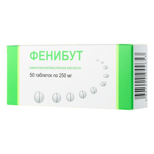 Фенибут-ОХФК Таблетки 250 мг 50 шт