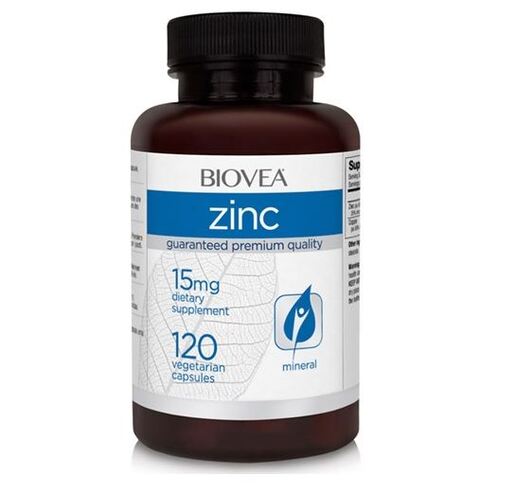 Biovea Цинк 15 мг Капсулы 120 шт