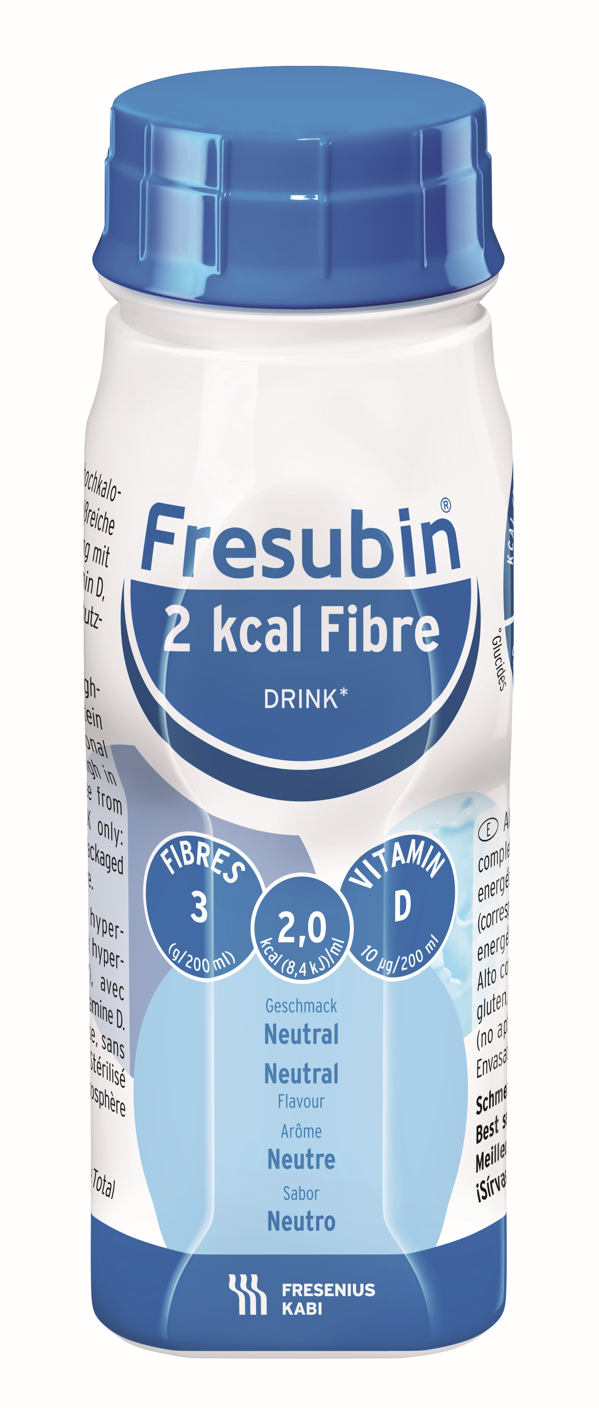 Фрезубин Напиток 2 ккал с пищевыми волокнами с нейтральным вкусом 200 .