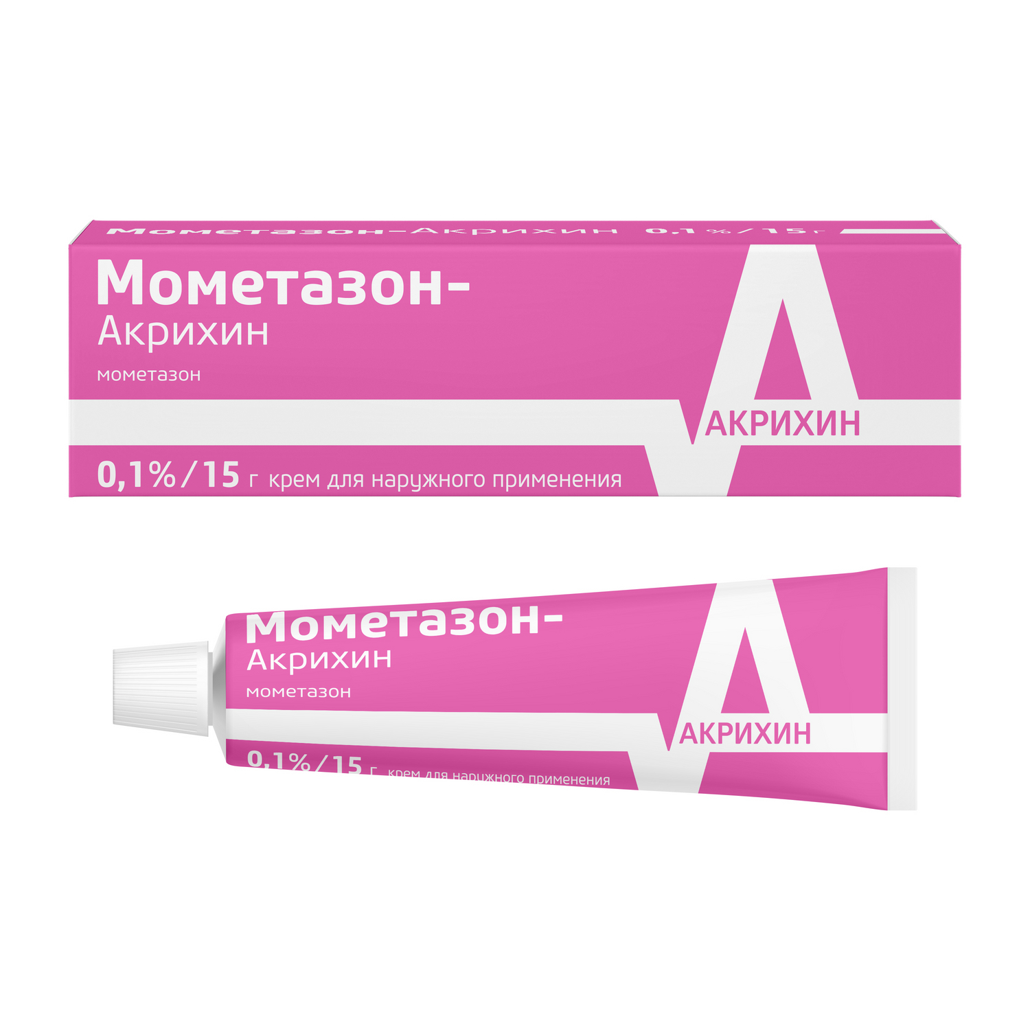 Мометазон-Акрихин Унидерм Крем для наружного применения 0,1 % 15 г .