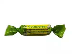 Vitaverde Аскорбинка с сахаром Яблоко Таблетки жевательные 10 шт