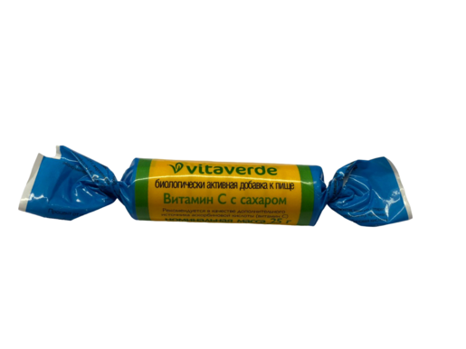 Vitaverde Аскорбинка с сахаром Таблетки жевательные 10 шт