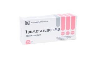Триметазидин МВ Таблетки с модифицированным высвобождением покрытые пленочной оболочкой 35 мг 60 шт