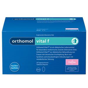 Orthomol Vital f Таблетки + Капсулы курс 30 дней питьевые бутылочки таблетки orthomol immun 30 шт