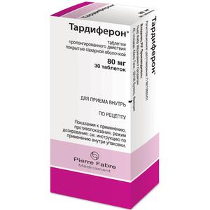 Тардиферон Таблетки 80 мг 30 шт