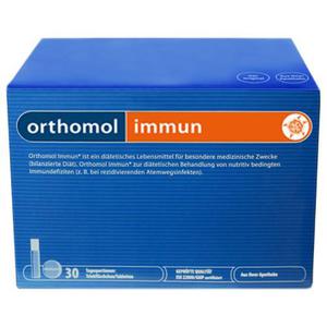 Orthomol Immun - 30 питьевых бутылочек по 20 мл + 30 таблеток colfarm viola tricolor immun vitality booster 30 таблеток alofarm