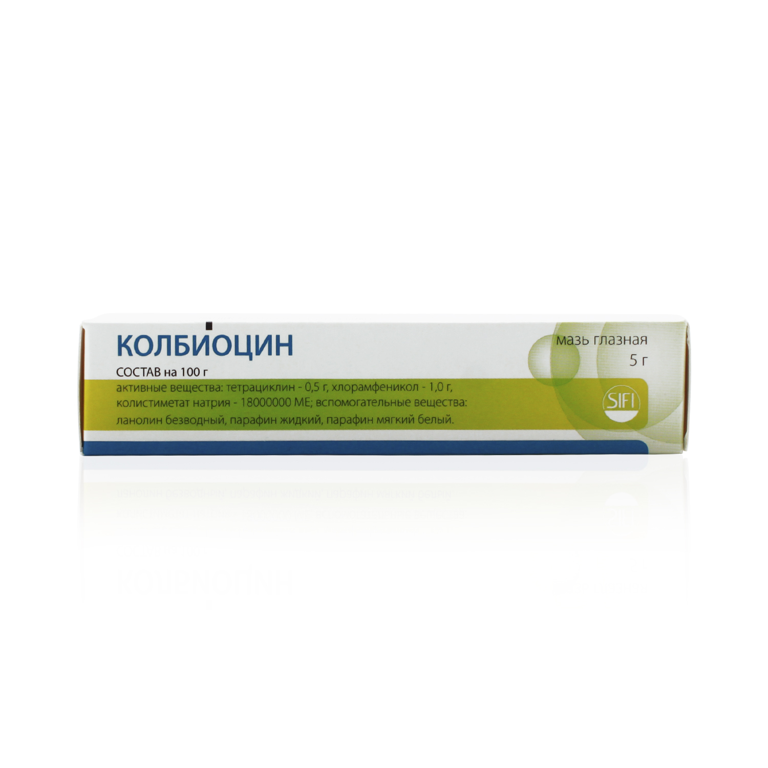 Колбиоцин Мазь глазная 5 г  по цене 369,0 руб в интернет-аптеке в .