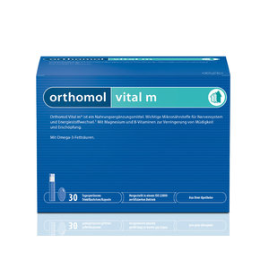 Orthomol Vital m Раствор для приема внутрь 20 мл + Капсулы 30 шт doctorwell бад витамины для нервной системы успокоительные от стресса для сна триптофан 5 htp витаминный комплекс группы b 50 мг