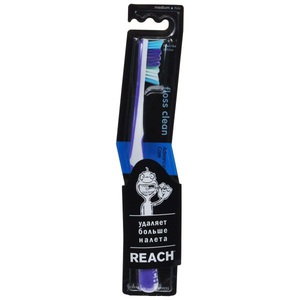 Reach Floss Clean Щетка зубная средняя 1 шт full circle home llc clean reach сменная щетка для бутылочек белый цвет по 1 штуке