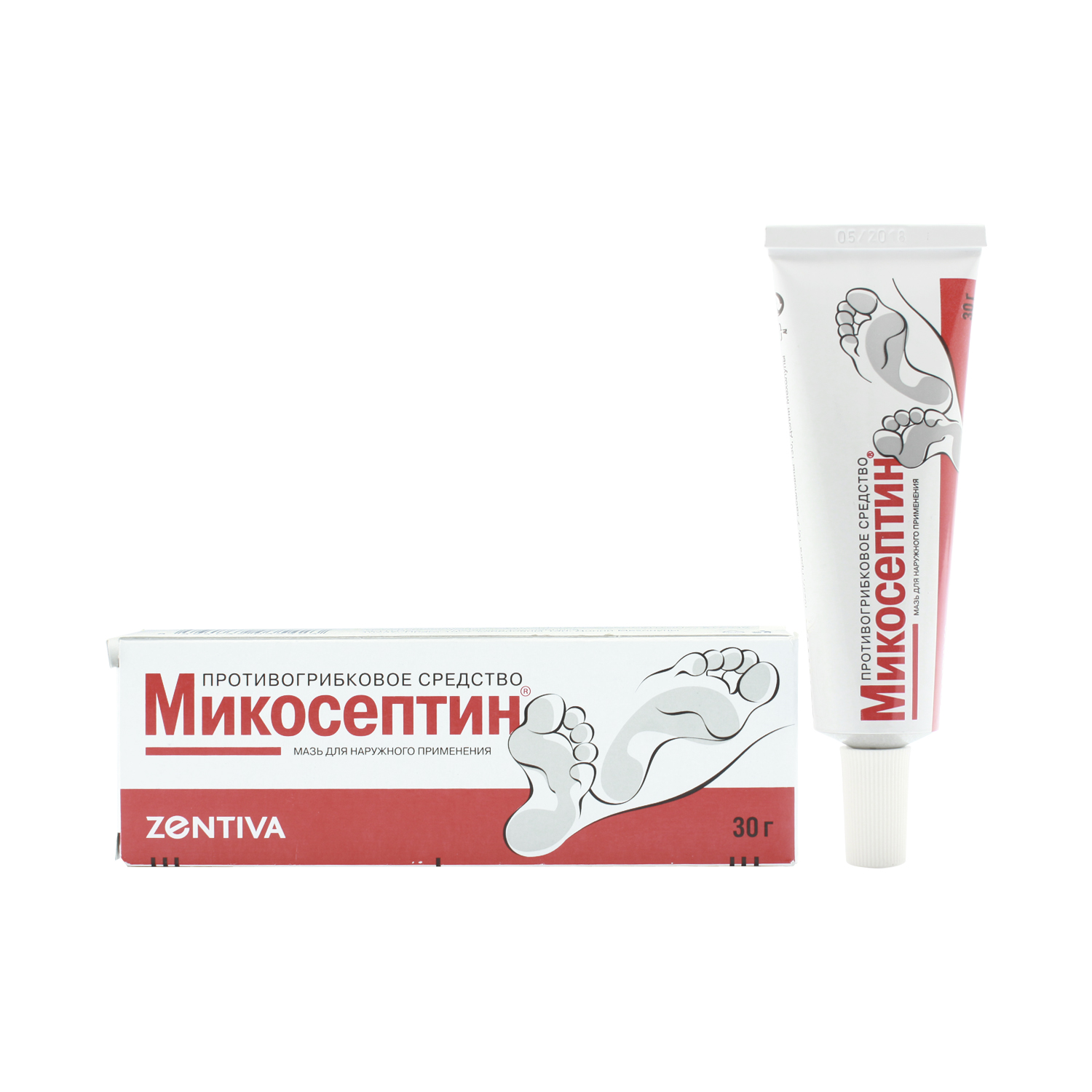 Микосептин Мазь 30 г  по цене 560,0 руб в интернет-аптеке в .