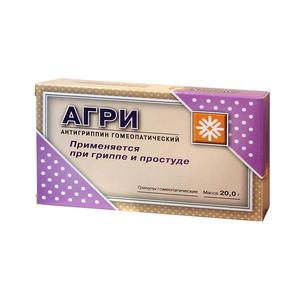 Агри детский (Антигриппин гомеопатический для детей) Таблетки гомеопатические 40 шт