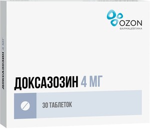Доксазозин Озон Таблетки 4 мг 30 шт