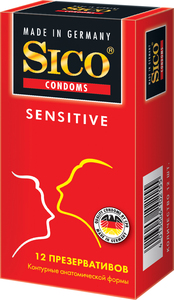 Sico Sensitive Презервативы 12 шт цена и фото