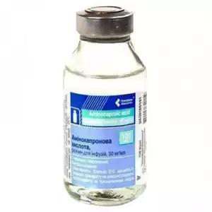 Аминокапроновая кислота Раствор для инфузий 50 мг/мл 100 мл 1 шт