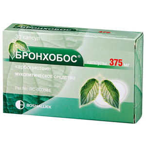 Бронхобос Капсулы 375 мг 30 шт