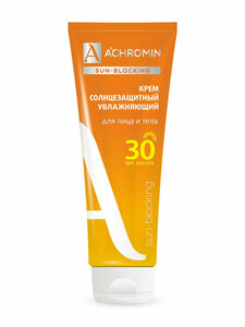 Achromin солнцезащитный крем для лица и тела SPF 30 250 мл achromin ® крем солнцезащитный для лица и тела spf 30 250 мл