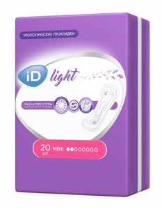 цена iD Прокладки урологические Light Mini 20 шт