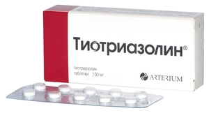 Тиотриазолин таблетки 200мг N90