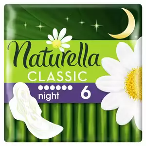 Naturella Classic Camomile Night Прокладки с крылышками 6 шт