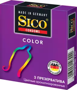 Sico Color Презервативы цветные 3 шт