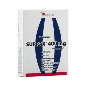 Супракс капсулы 400 мг 6 шт супракс солютаб таблетки диспергируемые 400 мг 7 шт