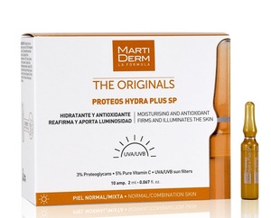 MartiDerm The Originals Proteos Hydra Plus SP сыворотка для лица 2 мл ампулы 10 шт ампулы для лица look dore сыворотка в ампулах для интенсивого увлажнения moisturising hyaluronic