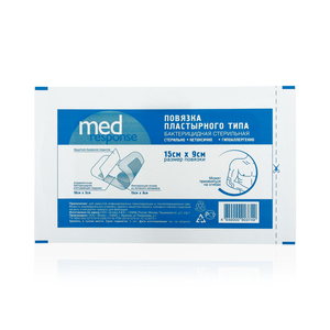 Medresponse Повязка бактерицидная 9 х 10 см 25 шт
