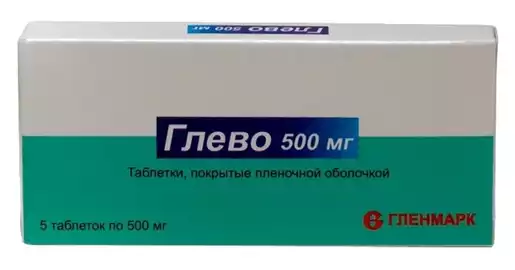 Глево таблетки покрытые оболочкой 500 мг 10 шт