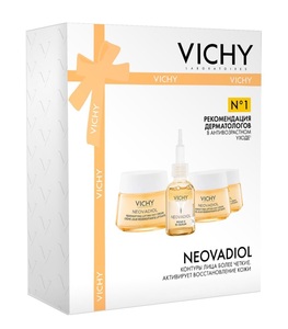 Vichy Neovadiol Набор Комплексный антивозрастной уход для кожи в период менопаузы 4 средства