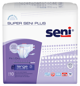 Seni Super Plus подгузники для взрослых L 10 шт
