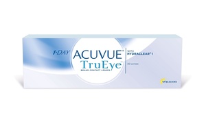 контактные линзы однодневные acuvue 1 day trueye with hydraclear bc 8 5 dia 14 2 90 шт 7 00 оптическая сила Контактные Линзы Acuvue One Day True Eye 8,5 -7,00 30 шт