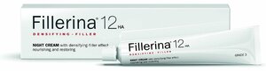 Fillerina 12 HA ночной Крем для лица с укрепляющим эффектом уровень 3 50 мл  концентраты для лица fillerina 12ha densifying filler набор с укрепляющим эффектом уровень 5