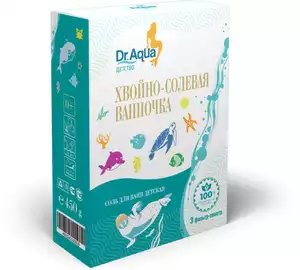 Dr.Aqua соль для ванн детская хвойно-солевая 150 г 3 шт