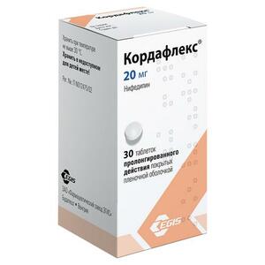 Кордафлекс таблетки 20 мг 30 шт фозиноприл таблетки 20 мг 30 шт