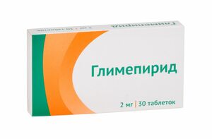 Глимепирид Озон Таблетки 2 мг 30 шт