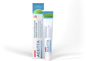 Асепта Крем для фиксации зубных протезов нейтральный вкус 40 г