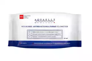 Aquaelle medica салфетки влажные дезинфицирующие 60 шт
