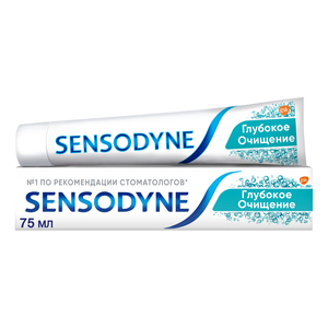 цена Sensodyne Глубокое очищение зубная Паста 75 мл