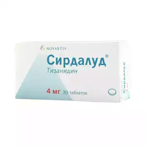 Сирдалуд Таблетки 4 мг 30 шт