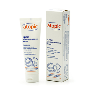 Atopic Крем для ежедневного ухода 100 мл уход за кожей для детей atopic крем для ежедневного ухода