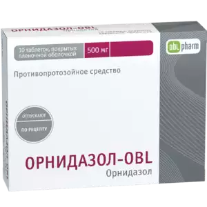 Орнидазол-OBL Таблетки 500 мг 10 шт
