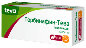 Тербинафин -Тева Таблетки 250 мг 28 шт