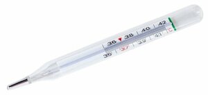 Термометр медицинский стеклянный с термометрической жидкостью