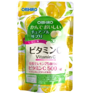 Orihiro Витамин С со вкусом лимона Таблетки 120 шт