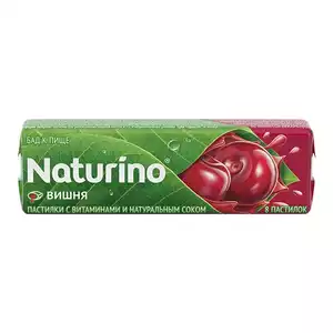 Naturino Пастилки с витаминами и натуральным соком вишни 33,6 г 8 шт